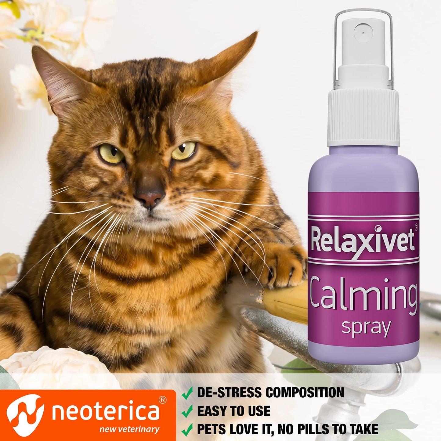 Beloved Pets Calming Pheromone Spray & Scratch Repellent for Cats