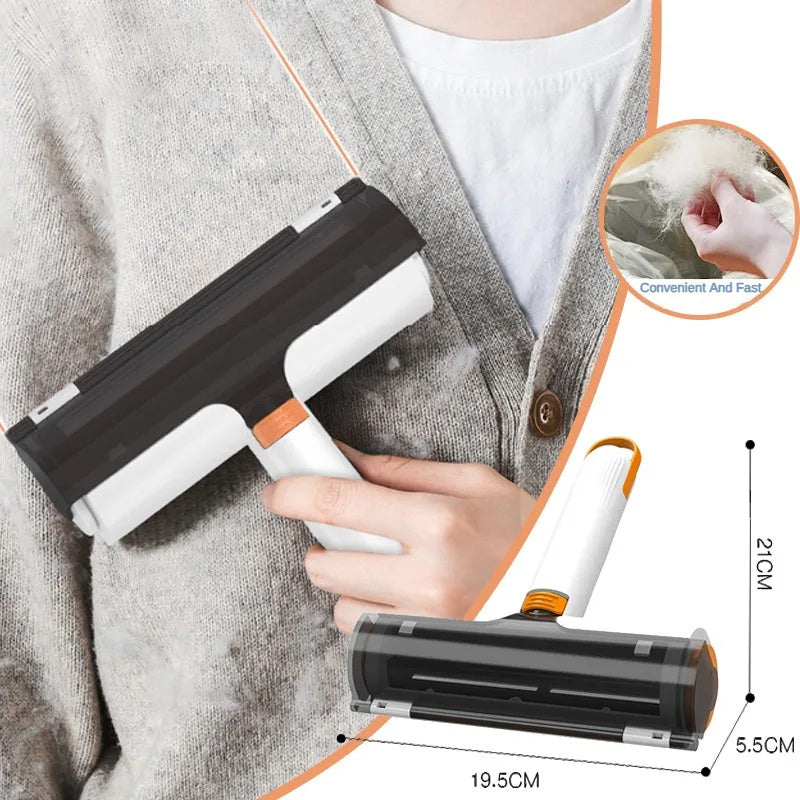 2 In 1 Pet Hair Removal Roller Multifunctional Portable Washable Hair