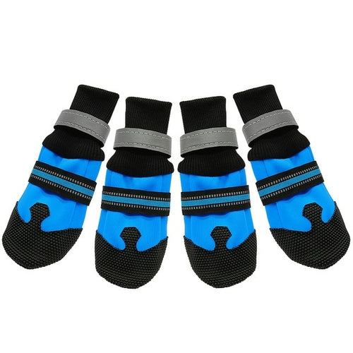 4pcs Waterproof Winter Pet Dog Shoes Anti slip