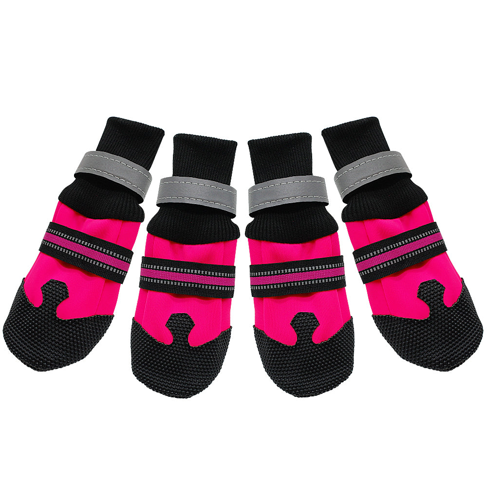 4pcs Waterproof Winter Pet Dog Shoes Anti slip