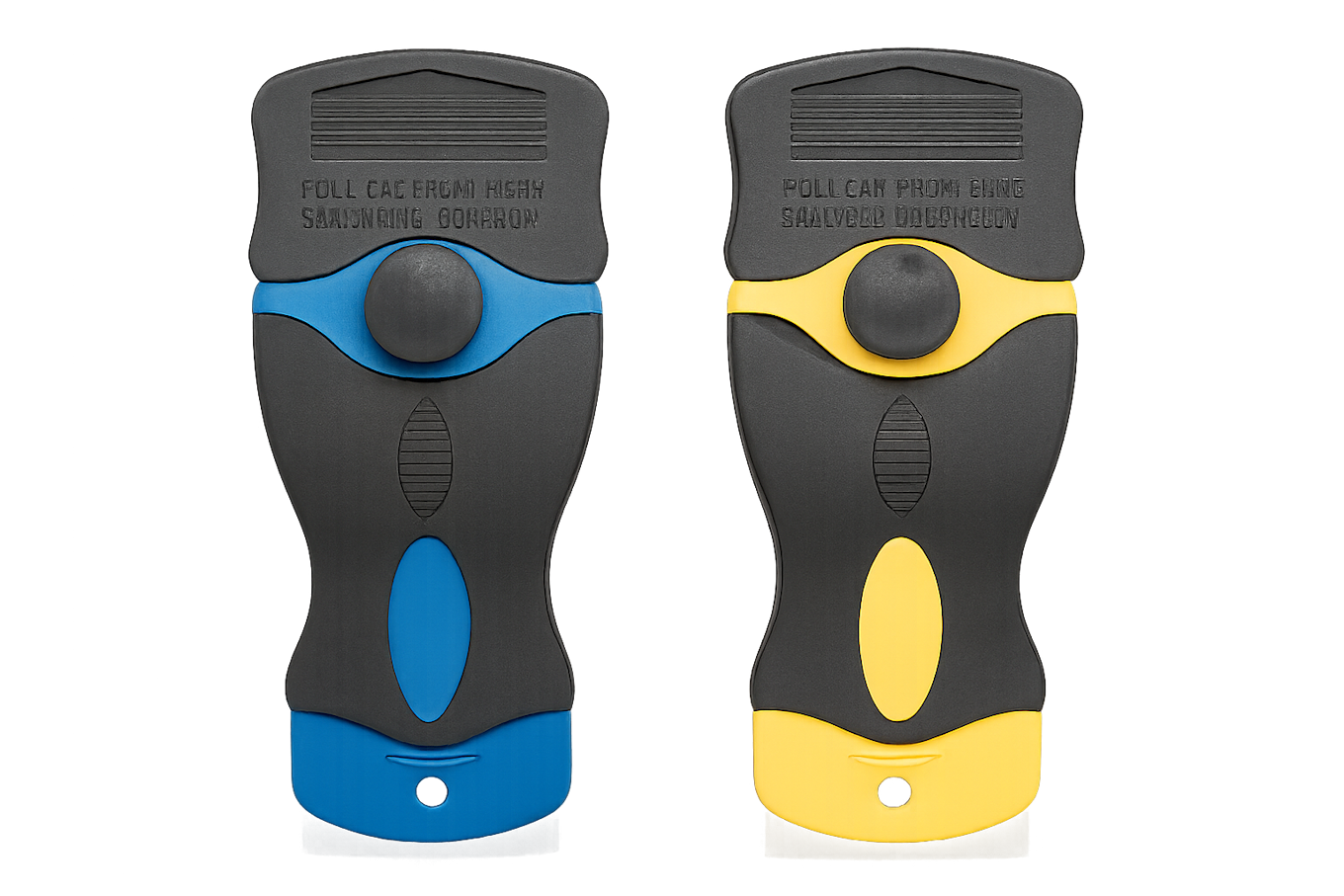 Blue and Yellow Pet Hair Grooming Tools