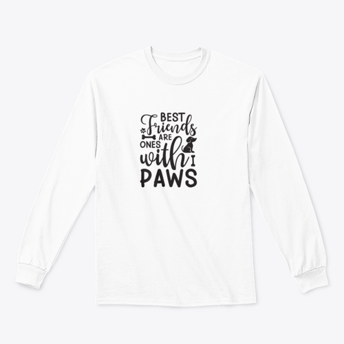 Best Friends Are Ones With Paws Inspirational Quote About Pets Modern