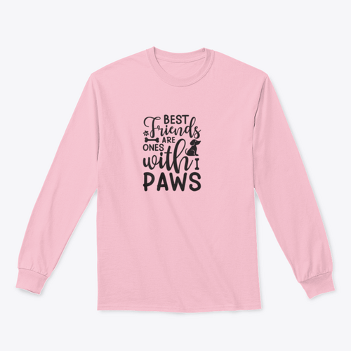 Best Friends Are Ones With Paws Inspirational Quote About Pets Modern