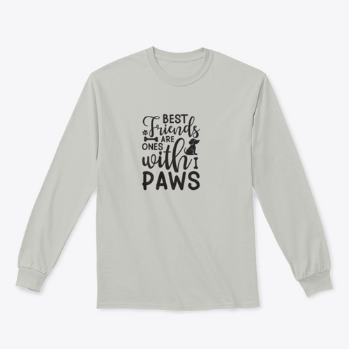 Best Friends Are Ones With Paws Inspirational Quote About Pets Modern