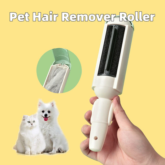 Fur Remover Brush with Easy Grip Handle for Pets, Portable Lint