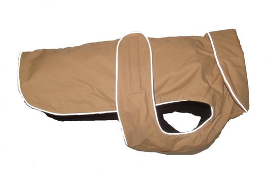 A Pets World 08192911-16 Weather Resistant Fleece Lined Dog Coat,